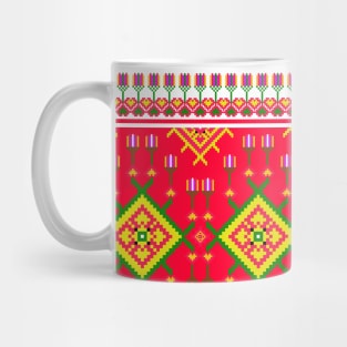 happy fabric Mug